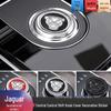 Naklejki na Dźwignię Zmiany Biegów Jaguar do XF, XFL, XE, XJL, XJ Modyfikacja Wnętrza - Pokrywa Gałki Konsoli Środkowej