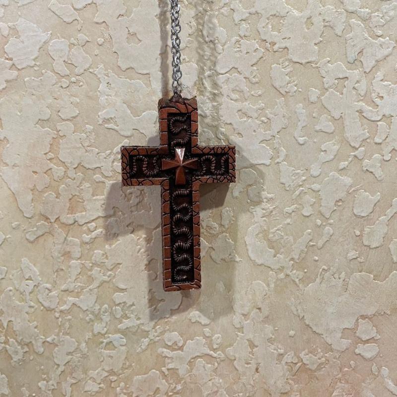 2025, Squid Necklace Set, Cross Shaped Necklace With Compartmen,  With Cross Shaped Necklace Pendant Desig