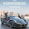 Alloy Koenigsegg Simulation Sports Car Model Toy With Sound And Light Functions