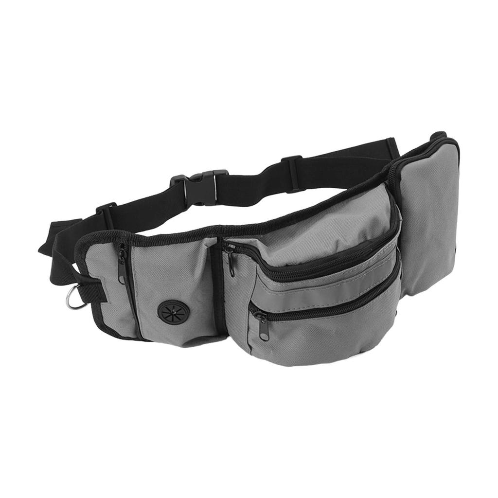 Sac Ceinture d'Entraînement pour Animaux Polyester Plusieurs Tailles Sac à Friandises Amovible pour l'Extérieur