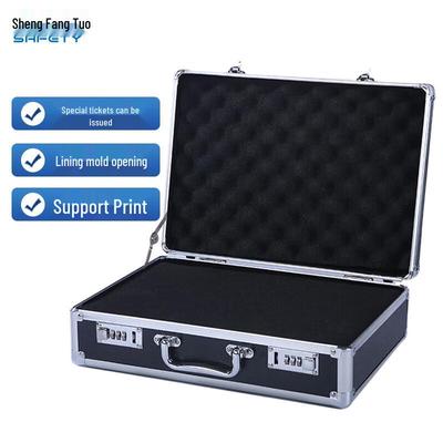 Portable Aluminum Alloy Hard Case with Foam and Password Lock