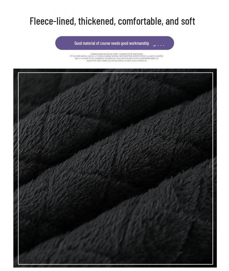 Elderly Women's Winter Cotton Jacket, Grandma’s Plus Velvet Thickened Tang Suit, Warm Stand Collar Outerwear for 70-Year-Olds