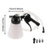 Pneumatic Brake Bleeder Fluid Replacement Tool Set for Car with 4 Master Cylinder Adapters for Single Person Brake Bleeding