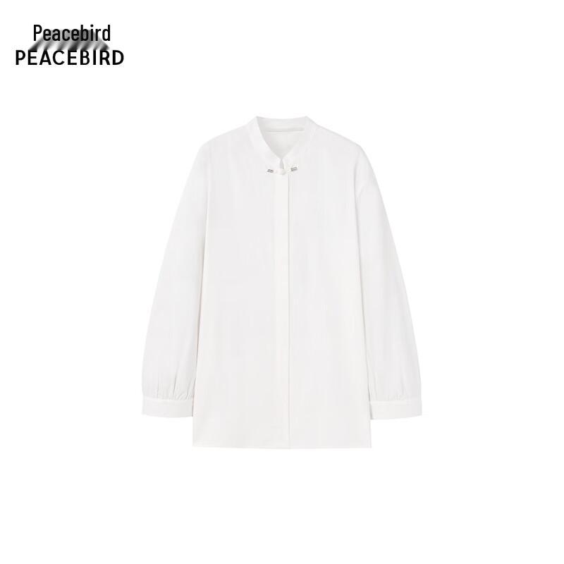 PEACEBIRD New Chinese Style Collared Shirt S