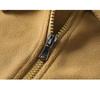 Men's Warm Half-zip Lamb Fleece Sweatshirt Winter Fleece Stand Collar Plus Fleece Thickened Sweatshirt