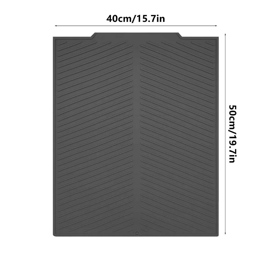 1PC Silicone Drain Pad Drying Mat Pots Dish Drain Mat for Kitchen Tableware Non-slip Mats Anti-scald Coaster Kitchen Utensils