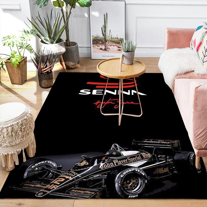 Ayrton Senna racing Rug Floor Mat for Living Room or Bedroom Soft and Comfortable Carpet a Gift for Birthday and Holiday.NFF0928193