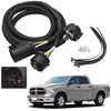 Trailer Wiring Harness Extension 56070 7 Foot 7Pin with Connector for 1500/2500/3500