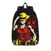 One Piece Monkey D Luffy Skull  Backpack for Men Women Fashion High School Work Daypack Anime  Laptop Shoulder Bag Outdoor
