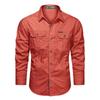 Camicie tattiche dell'esercito da uomo, primavera, autunno, casual, slim, cargo, da esterno, resistenti all'usura, a maniche lunghe, da lavoro