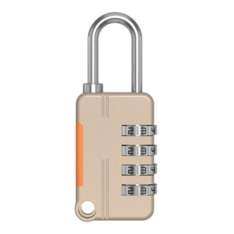 Concept Color 4 Digit Combination Lock Anti-Theft Safely Code Lock Travel Luggage Suitcase Lockers Zinc Alloy Padlock
