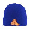 1pc Anime Capybara Eating Pizza Beanie Hat Acrylic Knit Fabric, Lightweight, Stretchable, Toggle Closure, Hand Washable