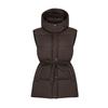 Cotton vest women's autumn and winter new down cotton vest waist thin hooded vest cotton vest versatile