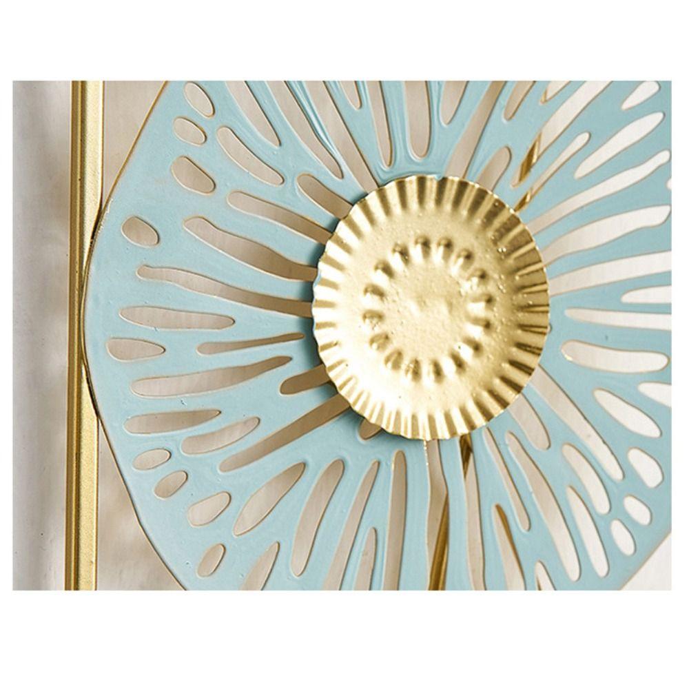 Minimalist Iron Art Pendant Nordic Style Metal Wall Art Wall Hanging Decorative  Hotel Lobby