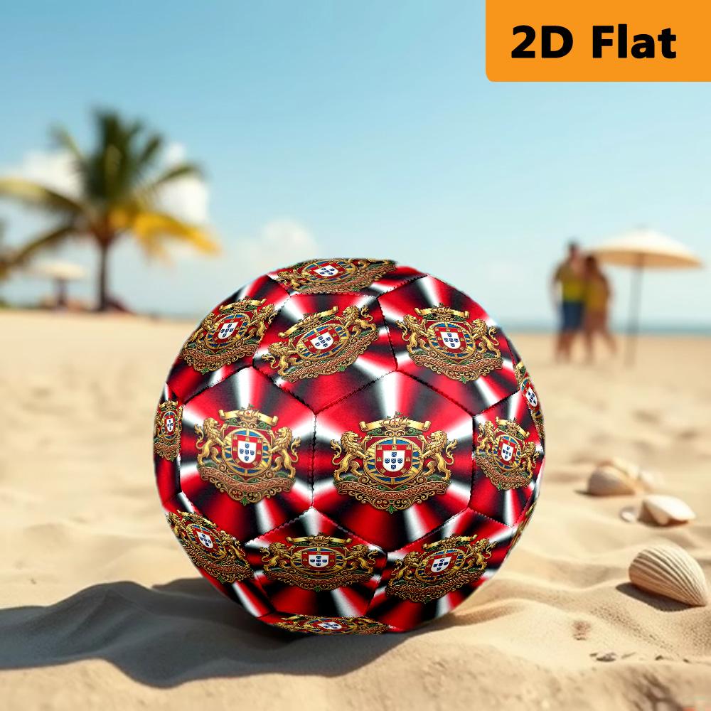 Portuguese Heritage Emblem Soccer Ball Suitable for Both Training and Competition Wear-resistant and Slip-resistant Very Elastic Outdoor Sports