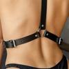 Bondage Strap Faux Leather BDSM Erotic Harness Adjustable Goth Body Garter Couple