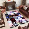 Roblox 487 Customize Text Floor Rug Office Rug Design for Kitchen Living Rooms Study room Outdoor Antislip Carpet Office home decor