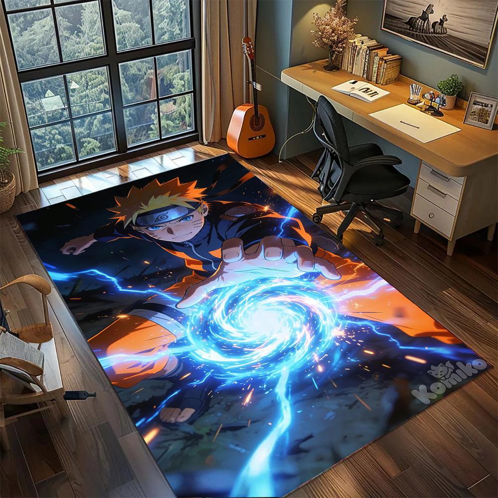 Bedroom Naruto Carpet Non Slip Washable Large Area Rug Floor Mat for Gamer Room Home Decor