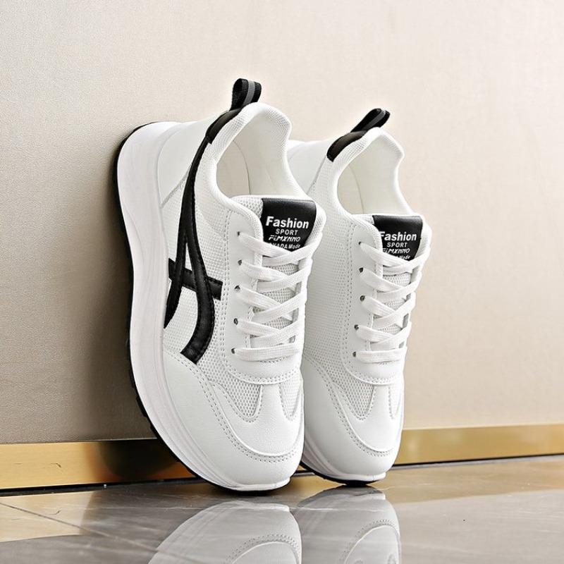 College style platform rubber sole running shoes new retro mesh women's shoes student versatile sports shoes