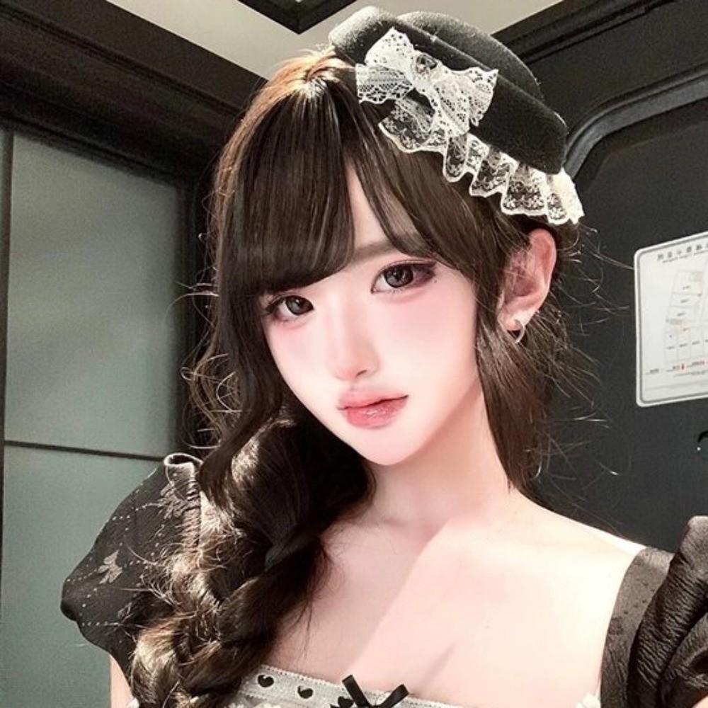 Elegant Lace Billycock Hat Sweet Heart Crystal Round Hat Vintage Bow Pillbox Hat  Dance Show