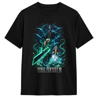 Unisex FF VII Cloud Sephiroth T Shirt Pure Cotton Clothes Hipster Short Sleeve Round Collar Tee Shirt New Arrival TShirts