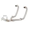 For MOTO GUZZI V85TT 2021 2022 2023 V85 TT Euro 5 V85 Escape Motorcycle Exhaust Header Link Pipe Slip-on