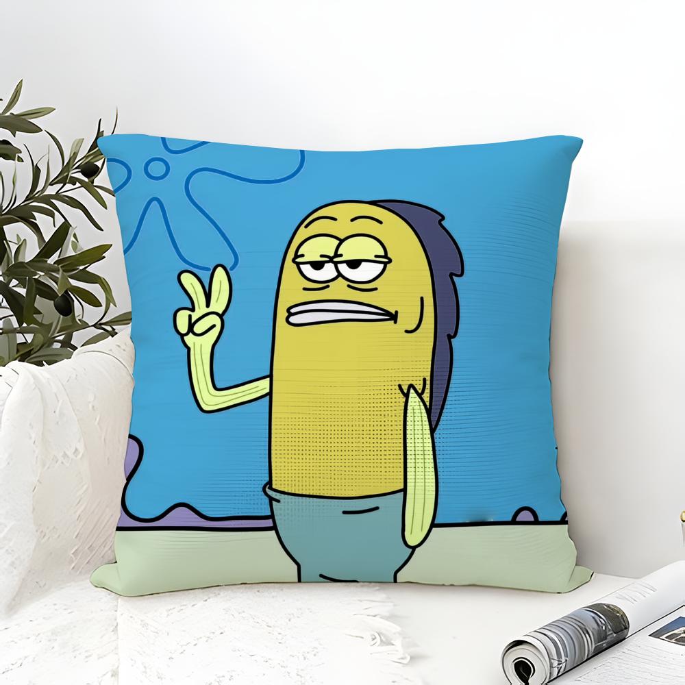 Cartoon Funny Beach Bikini Bottom Pillow Case Linen Pillow Case Sofa Home Decor Cushion Cover Cushion Cove