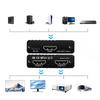HDTV 1X2 Splitter 8K60hz/4K120hz/1080P240hz HDMI-Compatible 1 To 2 Splitter Dual Display Video Splitter for PS 4/PS 5/Computer