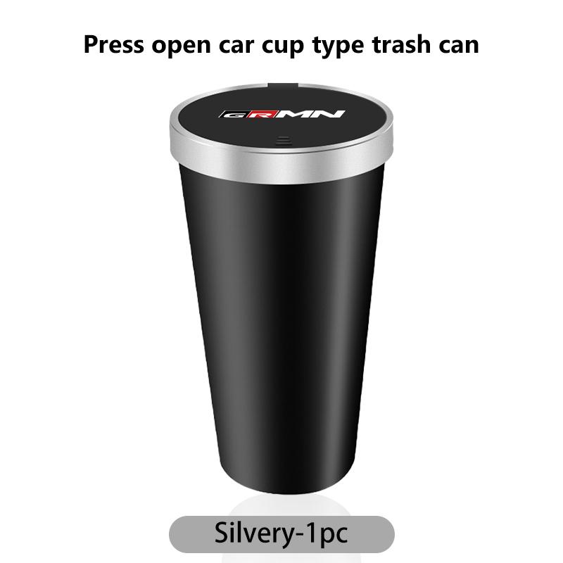 Car Interior Trash Can Garbage Case Storage Box Accessories For Toyota Gazoo Racing TRD Corolla Yaris Chr Auris Rav4 Prado UL8