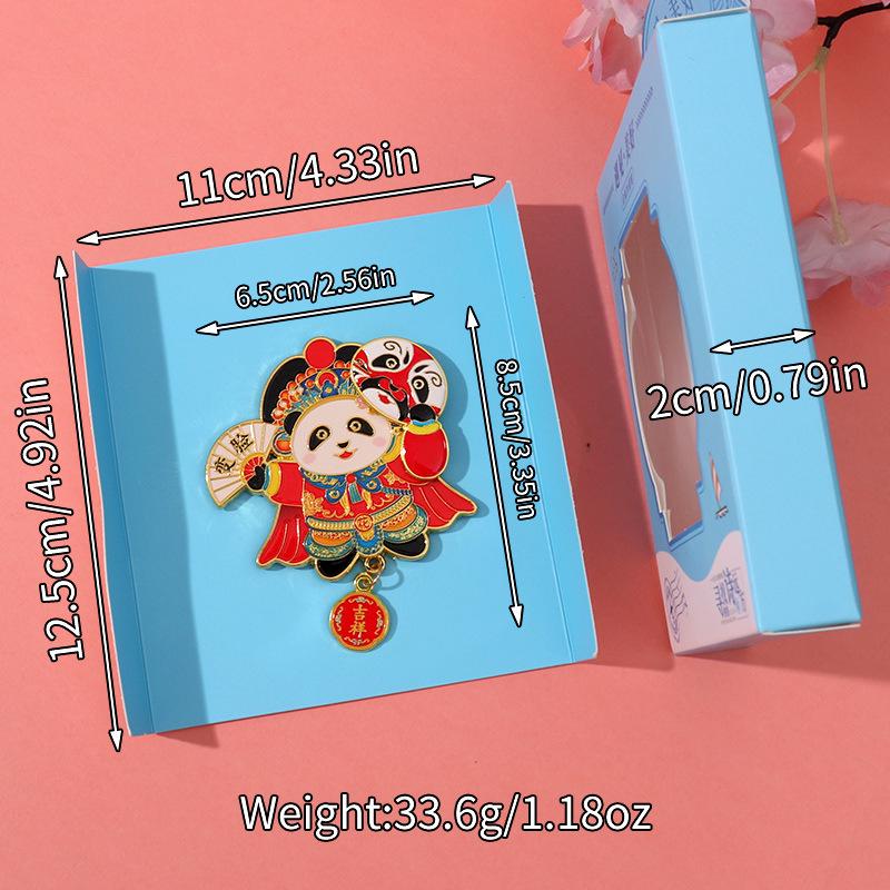 Chengdu Panda Refrigerator Magnet - Exquisite Metal Souvenir for Personal Use and Gifts