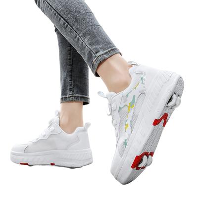 Kinder Ausreißschuhe Studenten Rollschuhe Vierrad Abnehmbar Outdoor Rollschuhe Skaten Rollschuhe