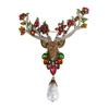 Heavy Industry Deer Head Exaggerated Oversized Elk High-end Pendant Accessories Brooch