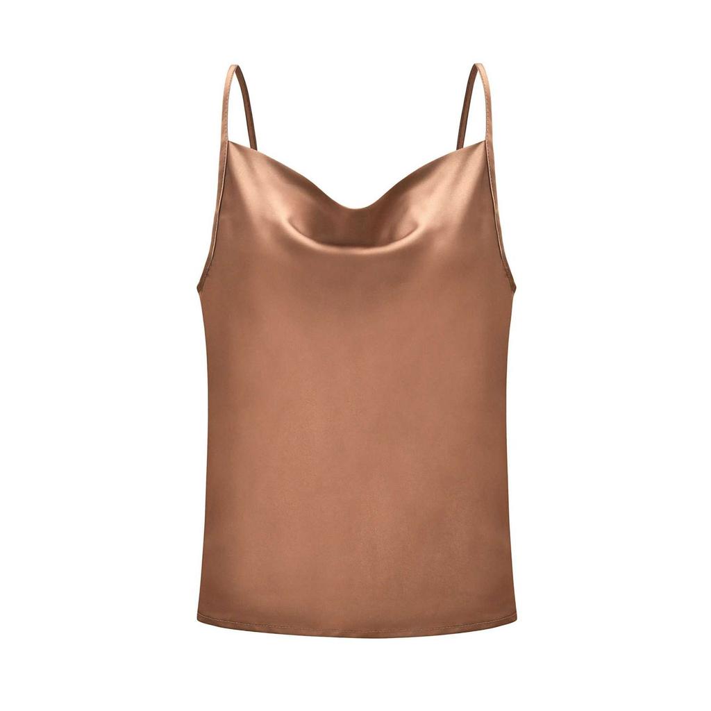 Donna Seta Raso Femme Vestiti Canotte Tank Top Per Signore Top Camicie Fairy Grunge Estate Sexy Canottiere con Spalline Top Gilet
