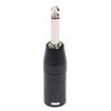 3Pin XLR Male Jack to 6.35mm Male Mono Plug-In Audio Conversion Locking Adapter