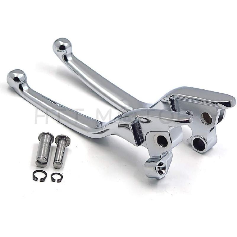 HTTMT MT241-026-CD Parts Chrome Brake Clutch Hand Lever Compatible with Harley 2008-2013 Touring and Trike Models 2014-later FLHR and FLHRC (Does NOT