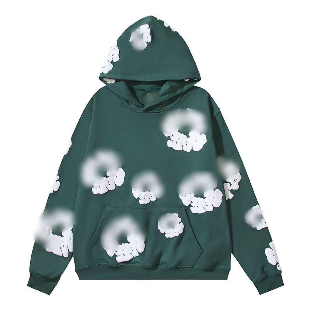 Unisex Amerikanischer Hip-Hop-Trend Kapok-Schaumstoff-Druck Lässiger Hoodie