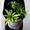 36 cm 3 Köpfe Künstliche Palme Kunststoff Bambus Zweig Tropische Topfpflanzen Gefälschte Gras Für Home Desktop Pflanze Wand Dekoration