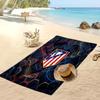Atletico Madrid Printed Beach Towel Quick Dry Soft TowelPortable Large Rectangular Beach Blanket for Travel Swimming Pool