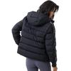 Calvin Klein Casual Short Jacquard Tape Zipper Hooded Down Jacket Women Jackets Black 4WF2O504-001