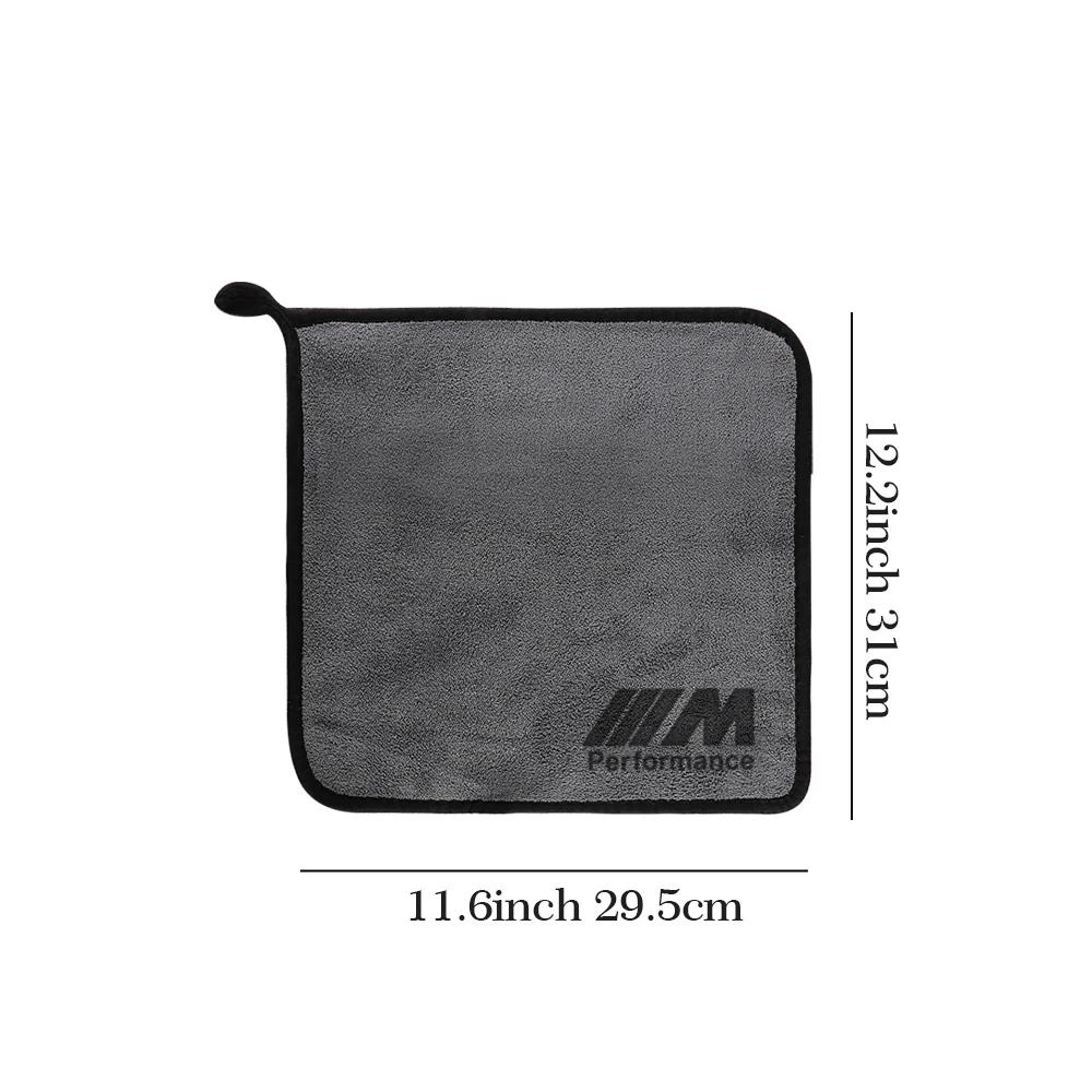 BAGC4 Car Sticker 1pc For BMW M Performance E46 E90 E60 F30 E39 F10 E87 Auto Accessories Microfiber Towel Car Wash Cleaning Drying Tow