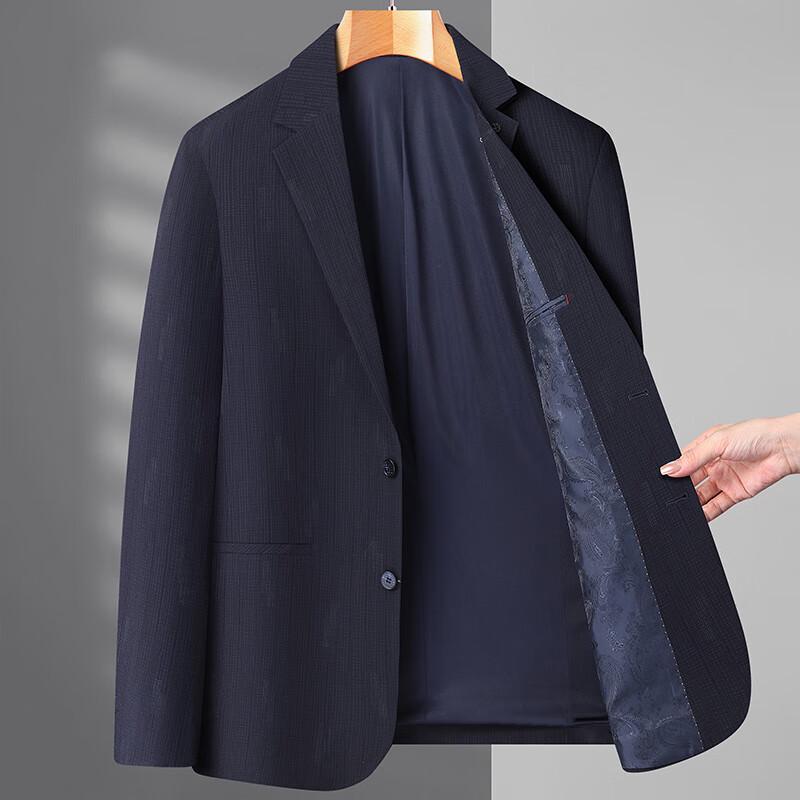 Мужской пиджак Dibenze большого размера, эластичный, в стиле business casual XL