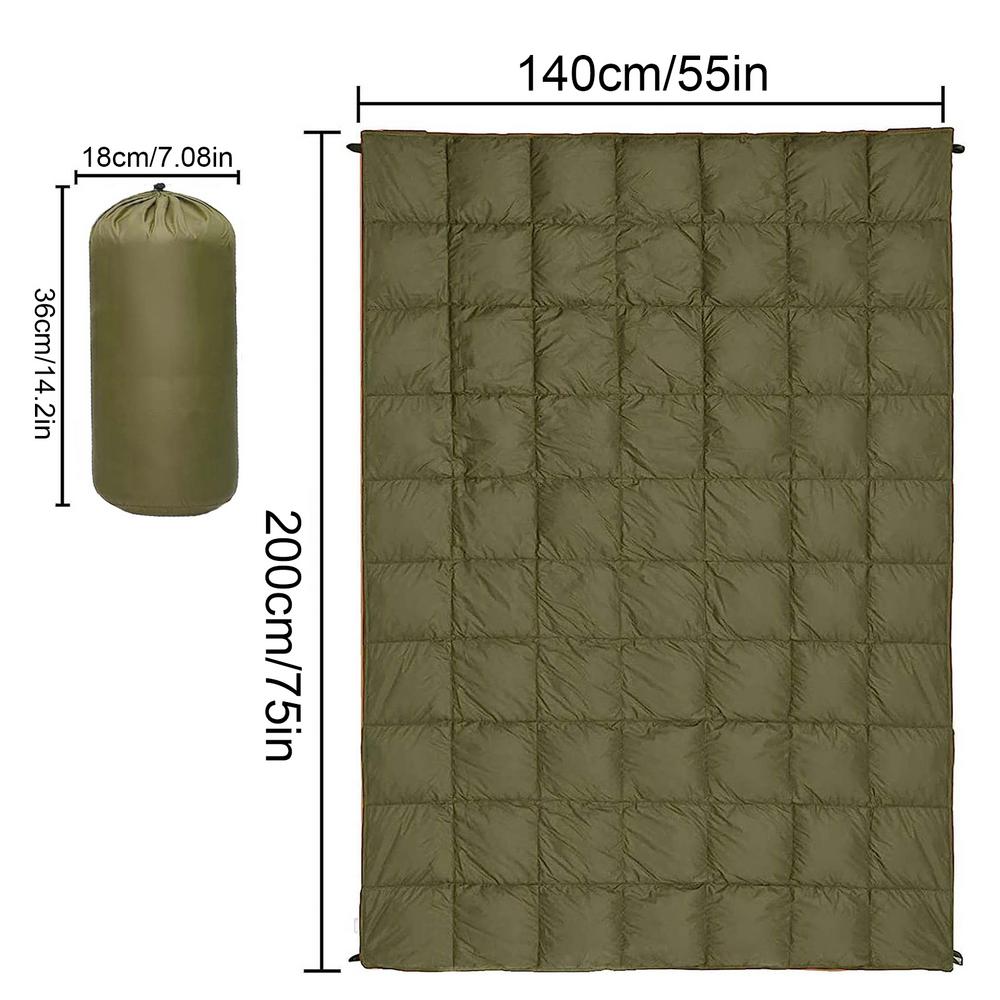 

Зимнее пуховое одеяло для кемпинга в помещении и на открытом воздухе, походное одеяло, упаковочное одеяло для кемпинга, портативное термопуховое одеяло для путешествий, пешего туризма france
