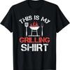 This Is My Grilling Camisa Divertida Barbacoa Regalo Camiseta Unisex Vintage Washed Top For Everyday Wear Soft Versatile