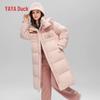 Yaya Women's Long Hooded Thick Duck Down Jacket