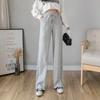 Wide-leg pants women's summer thin annual new high-waisted floor-mopping casual straight-leg pants