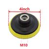 1-3Set 3-7inch Backing Pad M10 M14 Sanding Holder Disc Hook and Loop Polishing Backer Plate Drill Rod for Polisher Grinding Tool