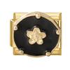 New Gold Color Heart Bow Rabbit Ears Pearl Italian Charm Links Fit 9mm Stainless Steel Bracelet Women Men DIY Making Jewelry