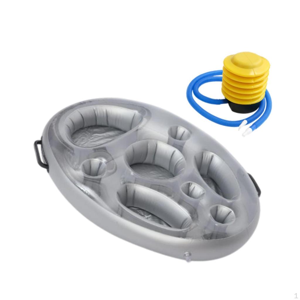 Float Inflatable Drinks Pool Boisson Floor of Service Waterrs Watrian Barcier And