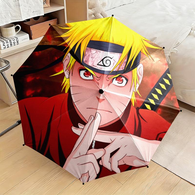 Famous Cartoon NARUTO Protagonist Uzumaki Naruto. Cartoon Umbrella, Folding, Home Essential, Iron Art, Outdoor Sunshade Umbrella, H1