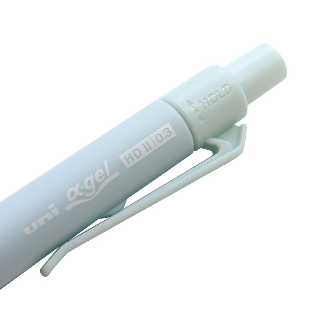 Mitsubishi Pencil Porte-mine mécanique édition limitée Alpha Gel Switch Uni Alpha Gel Kurutoga M3 0.3mm [Orange Pâle]